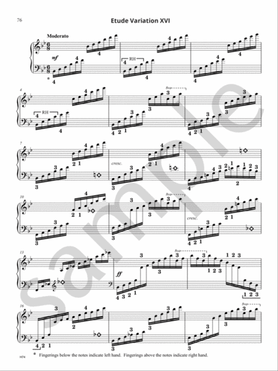 Bochsa Revisited - 40 Easy Etudes, Op. 318 - Vol I Harp scores gallery preview page 13