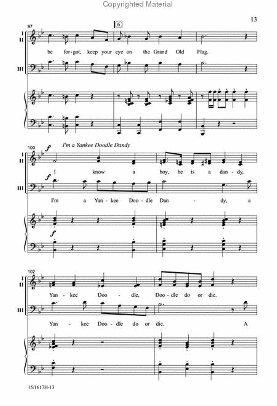 A Patriotic Salute 3-Part scores gallery preview page 12
