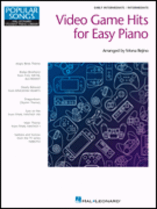 Book cover for Video Game Hits for Easy Piano – Popular Songs Series