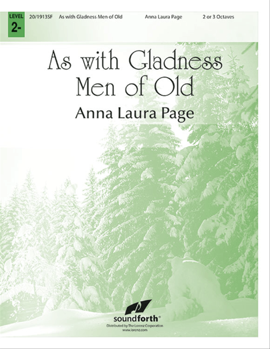As with Gladness Men of Old 3-Octaves scores gallery preview page 1