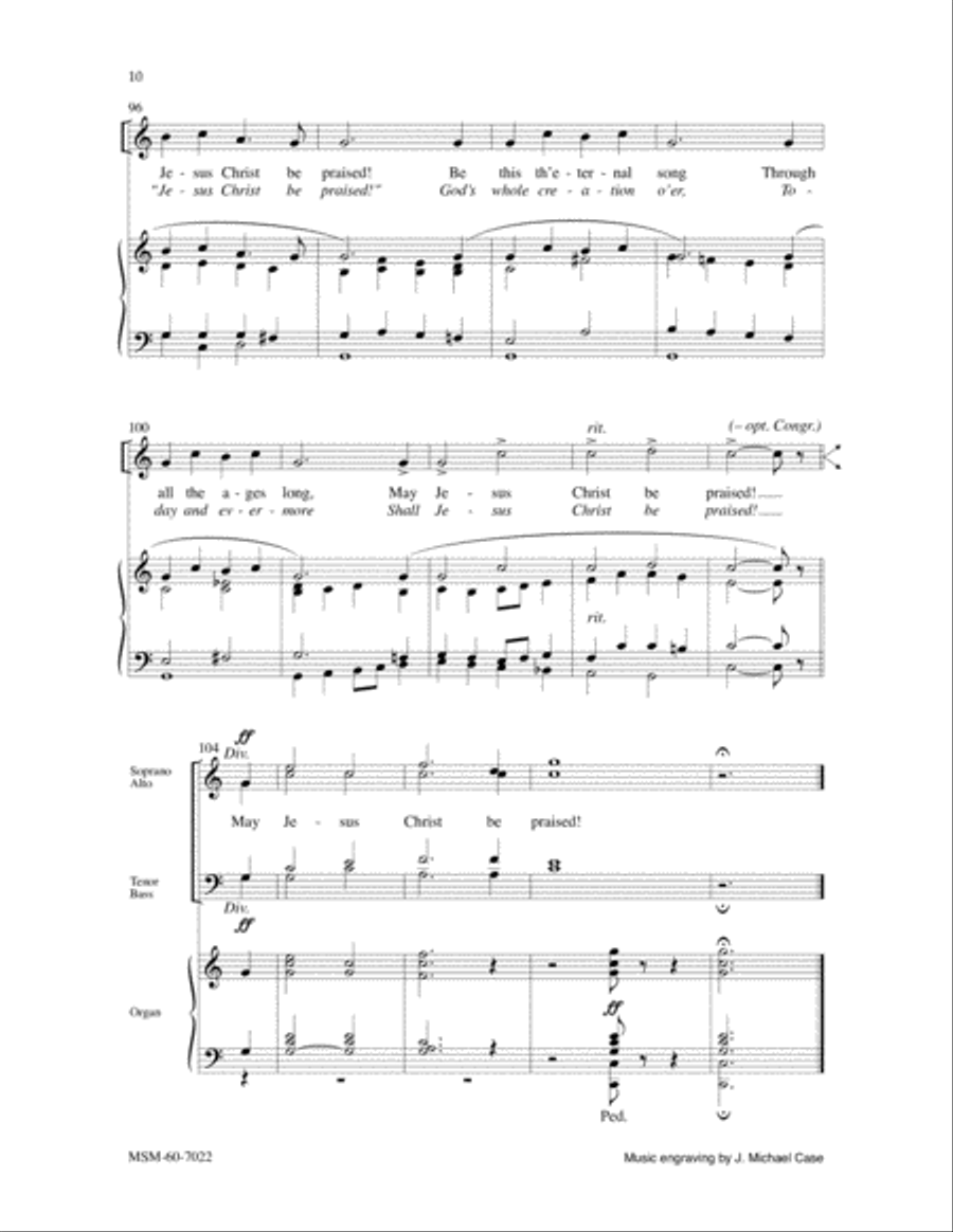 When Morning Gilds the Skies 4-Part scores gallery preview page 7