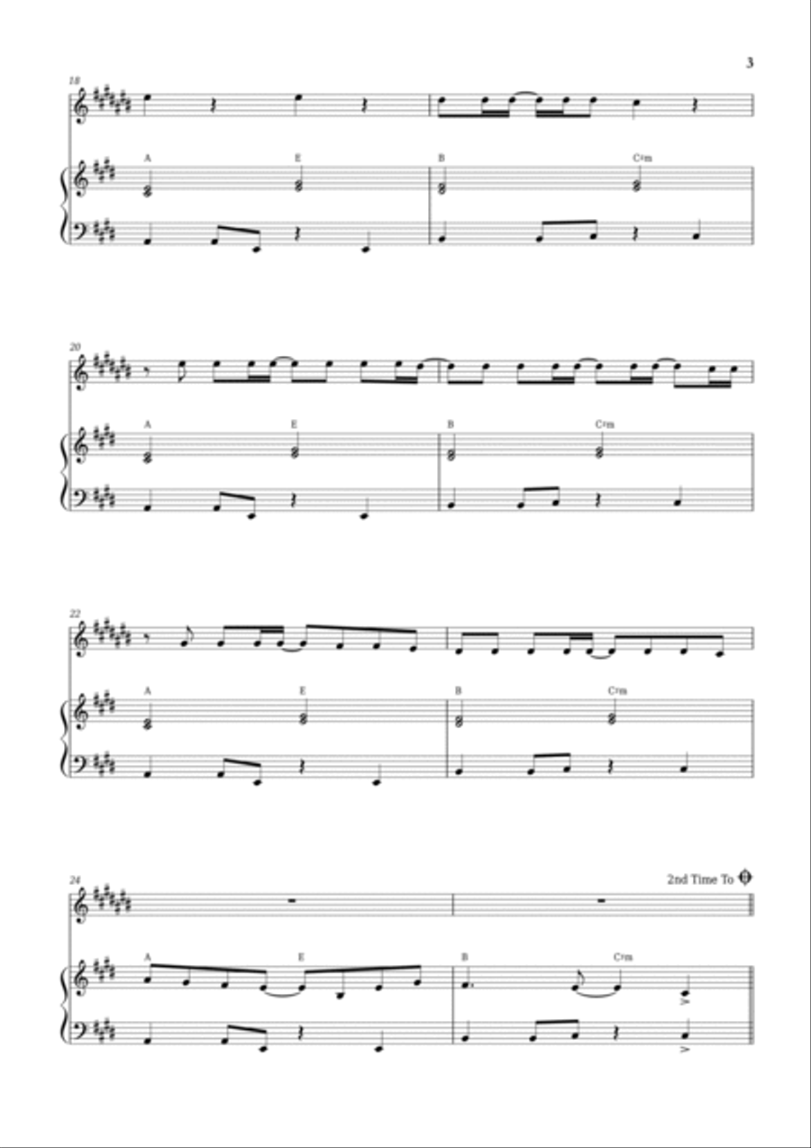 Anti-hero Alto Saxophone scores gallery preview page 3