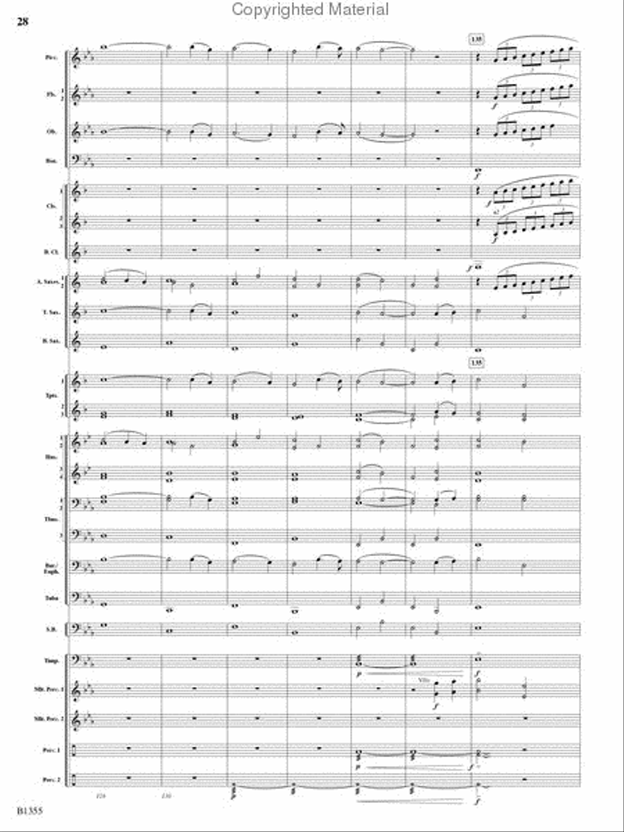 With Ever Joyful Hearts Concert Band scores gallery preview page 26