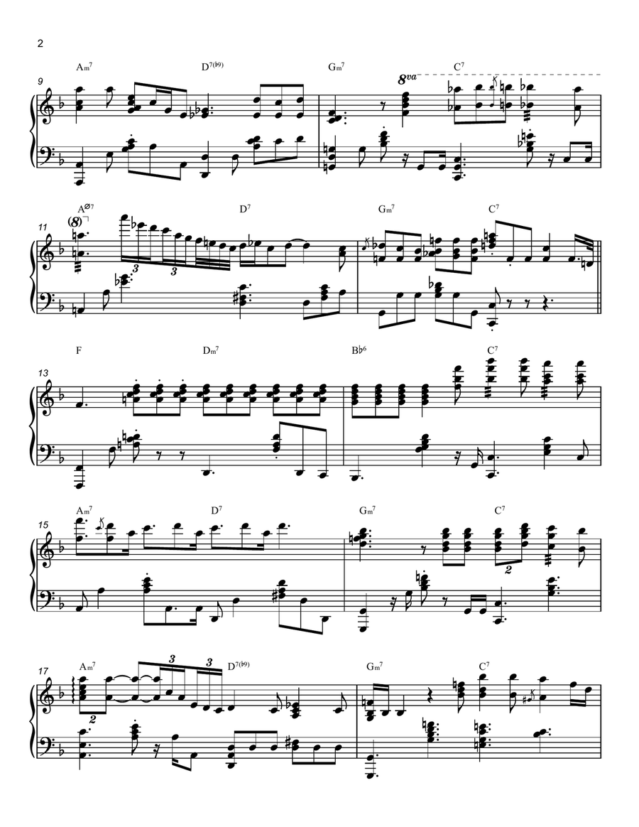 At Last At Last Piano Solo scores gallery preview page 2
