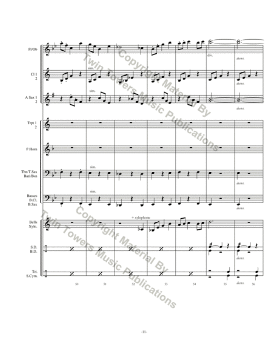 Rondo Concert Band scores gallery preview page 12