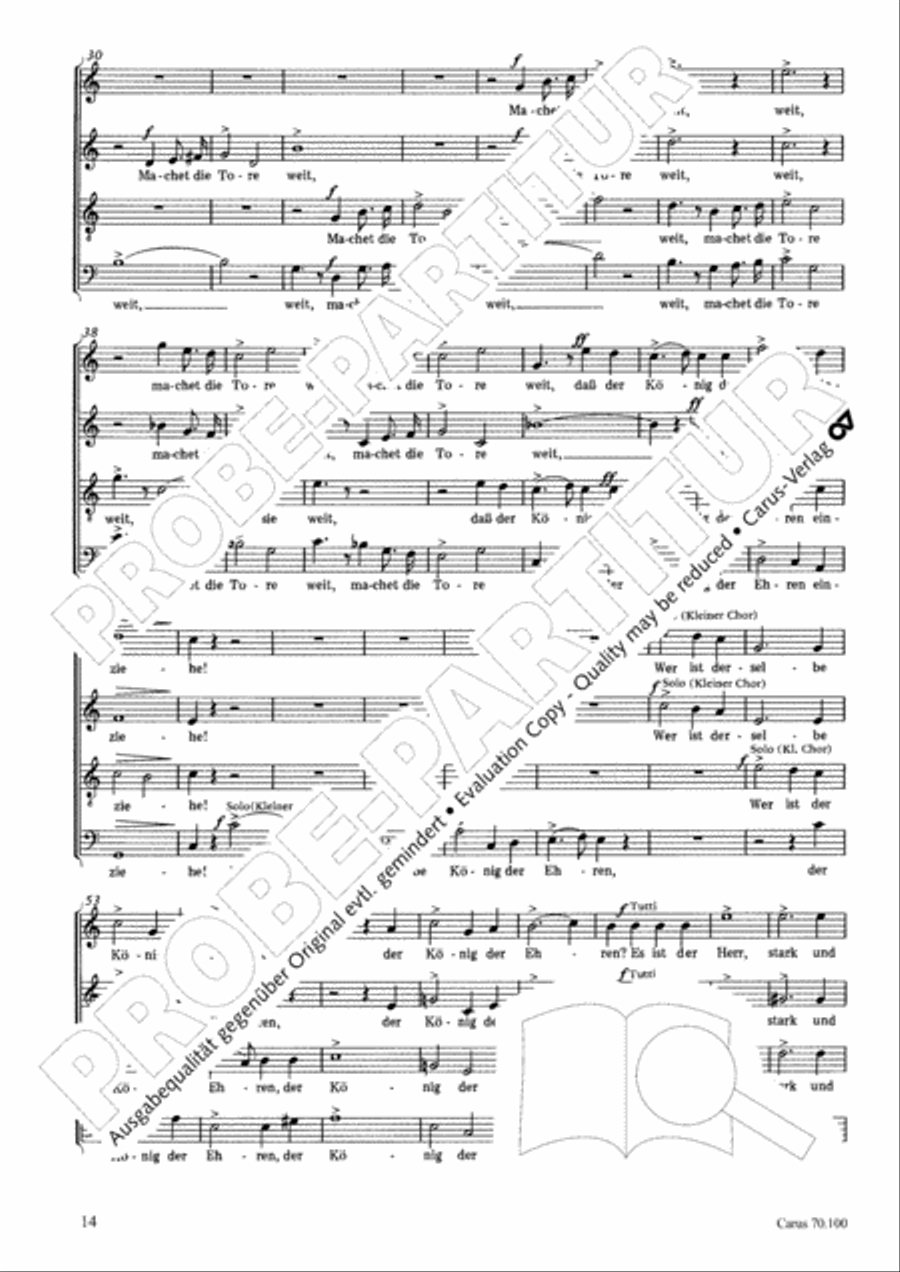 Geistliches Chorbuch der Romantik Choir scores gallery preview page 15