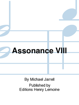 Book cover for Assonance VIII