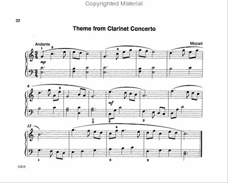 First Classics First Classics Piano scores gallery preview page 3