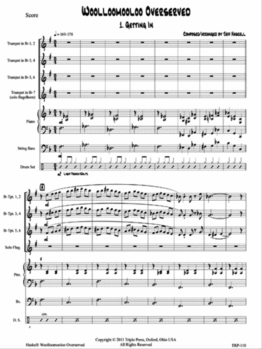 Woolloomooloo Overeserved Small Ensemble scores gallery preview page 2