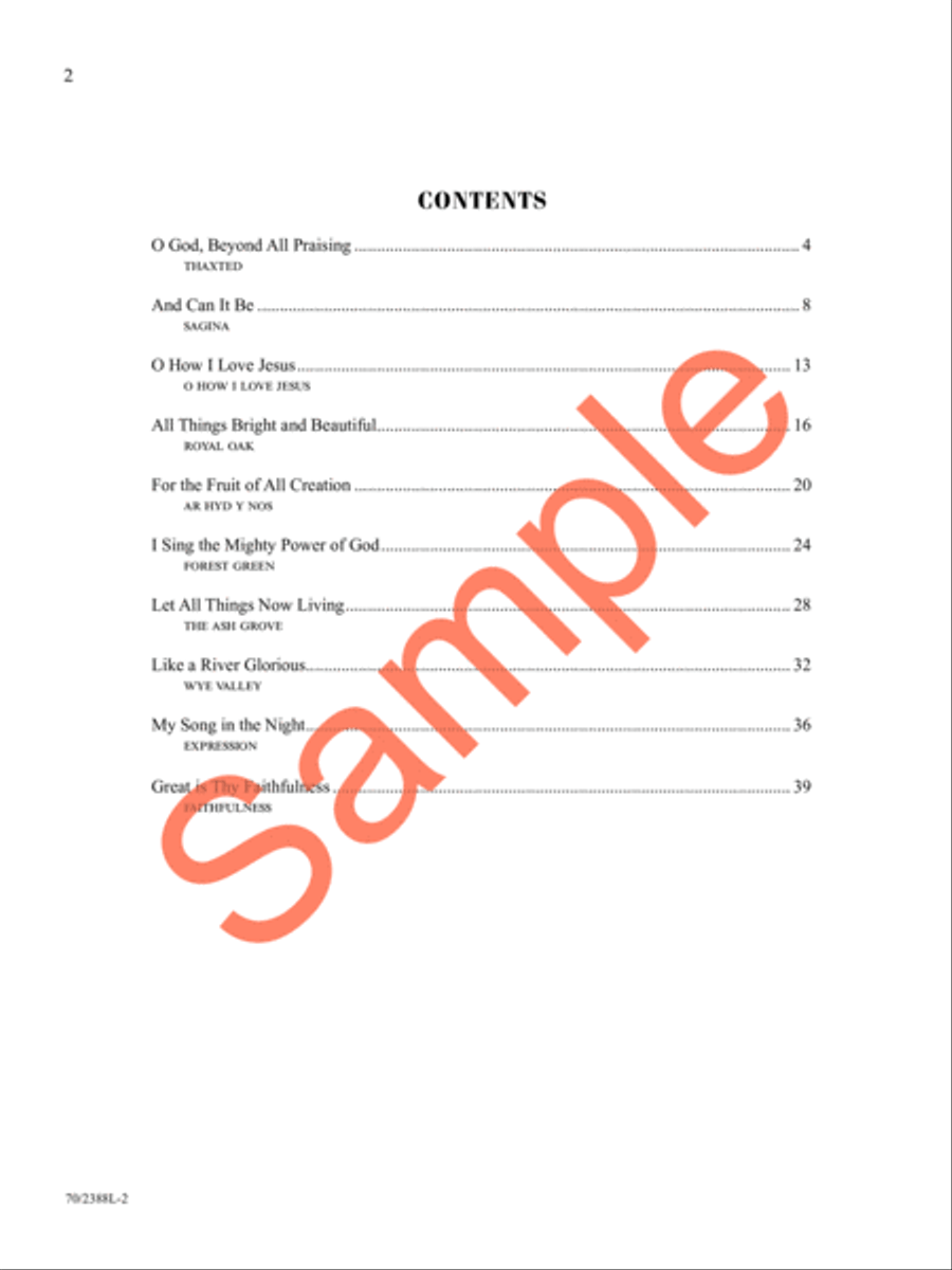 O God, Beyond All Praising Piano Solo scores gallery preview page 3