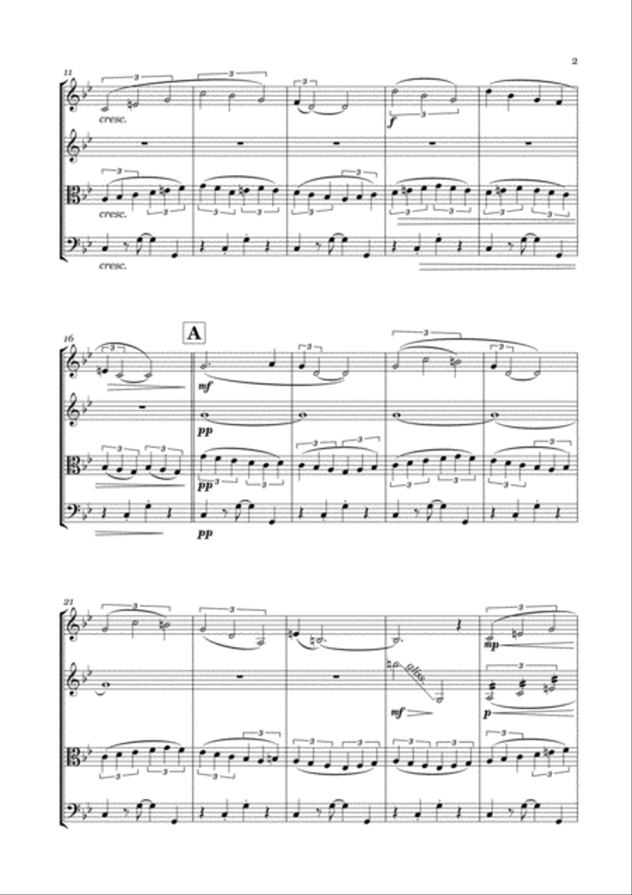 America for String Quartet (from West Side Story) image number null