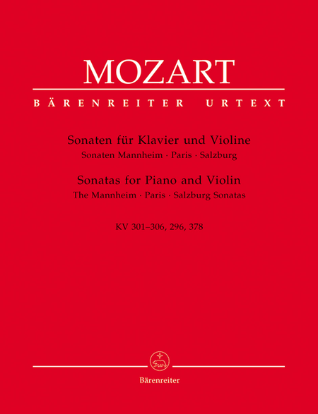 Wolfgang Amadeus Mozart: Sonatas For Violin And Piano - Mannheim, Paris, Salzburg