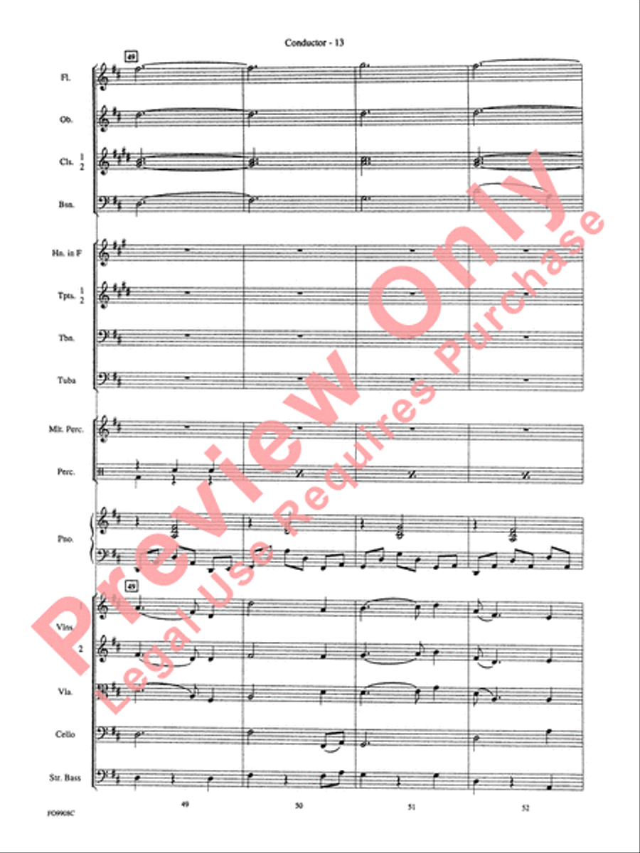 Ashokan Farewell Full Orchestra scores gallery preview page 16