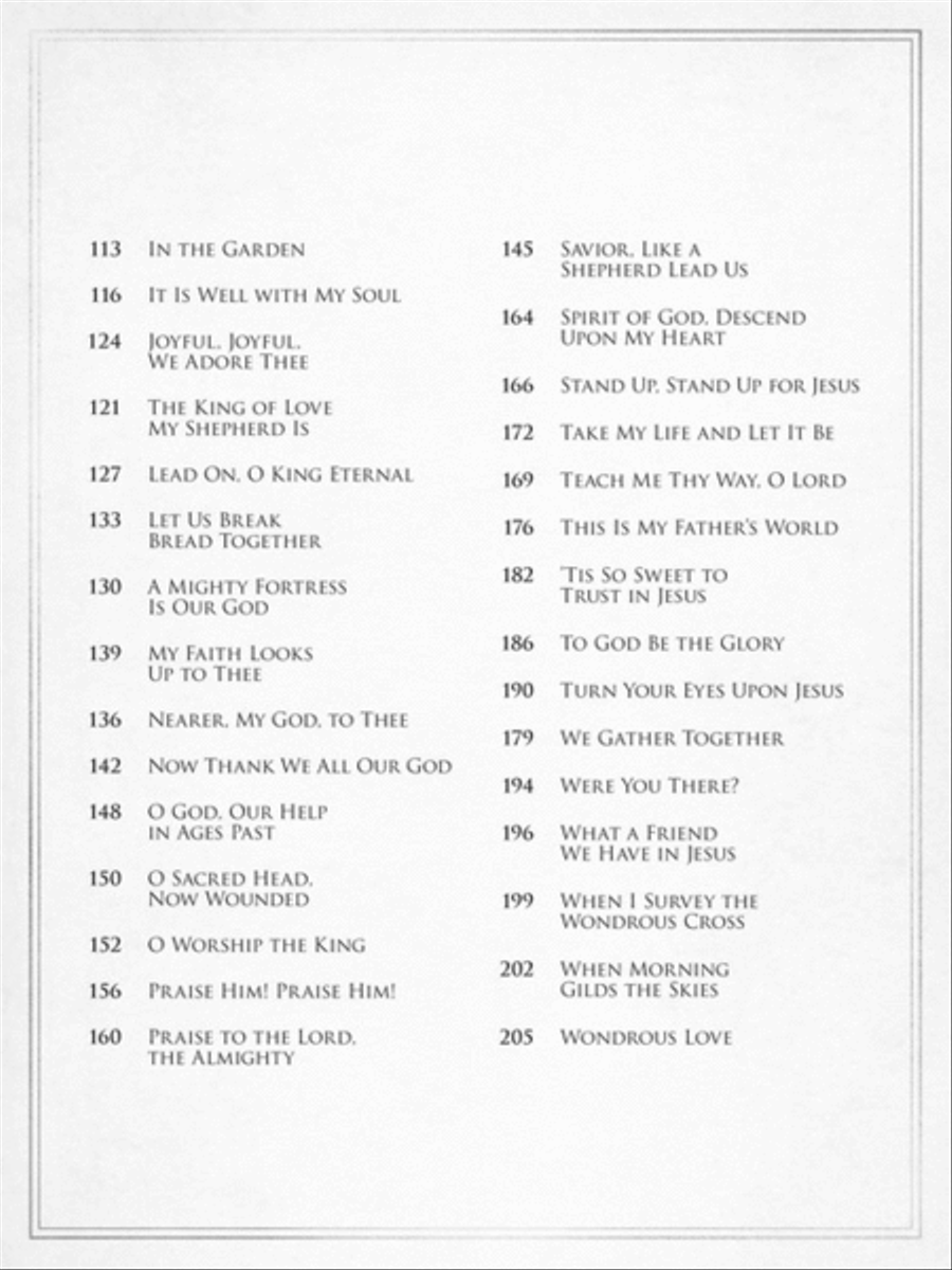 Hymn Anthology Hymn Anthology Piano Solo scores gallery preview page 3
