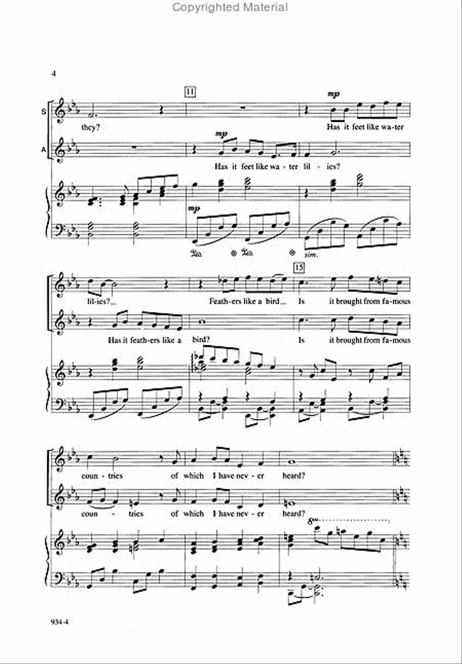 The Place Called Morning - SATB Octavo 4-Part scores gallery preview page 6