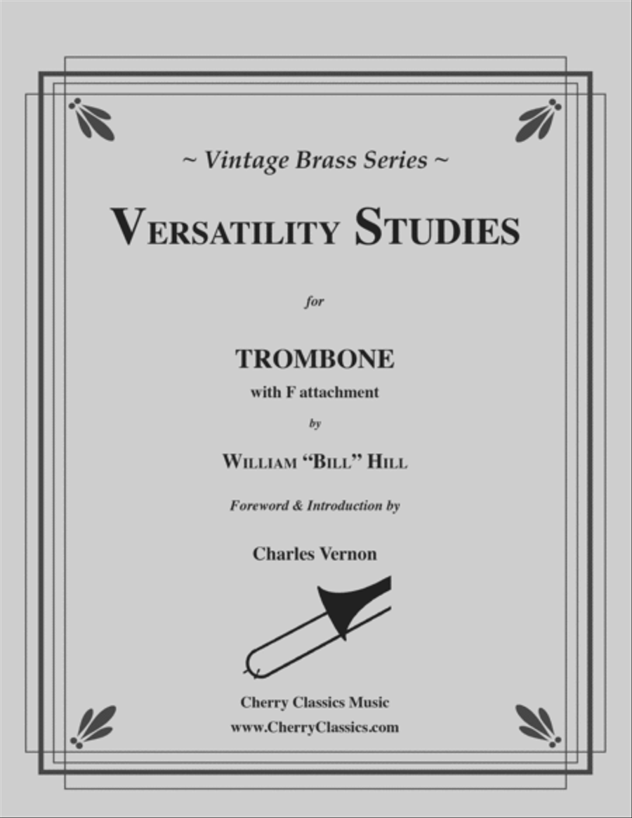 Versatility Studies for Trombone with F attachment Trombone scores gallery preview page 1