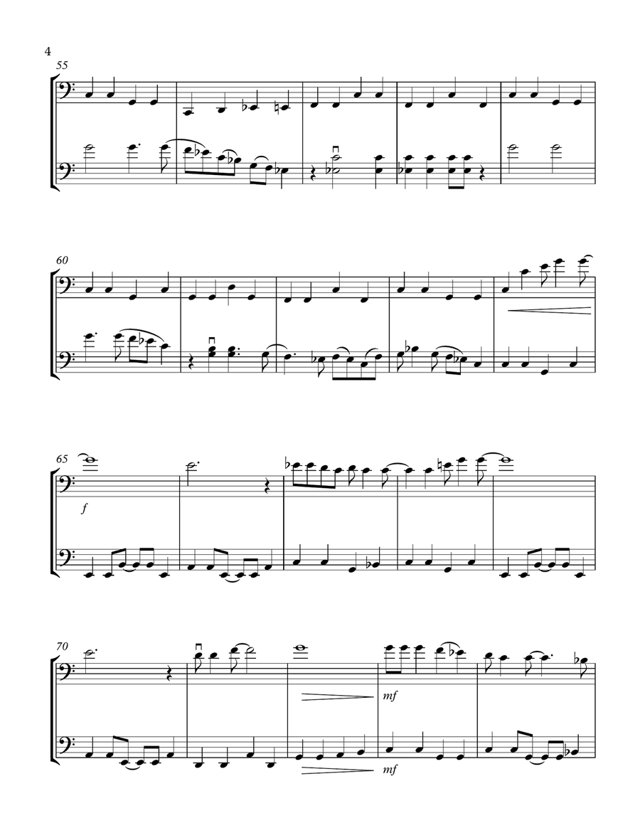 Can't Buy Me Love String Duet scores gallery preview page 4