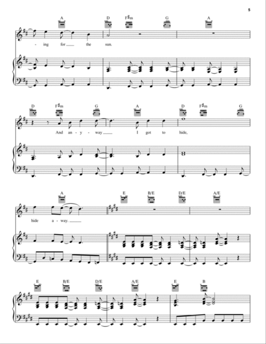 Doing All Right Doing All Right Piano, Vocal, Guitar scores gallery preview page 5