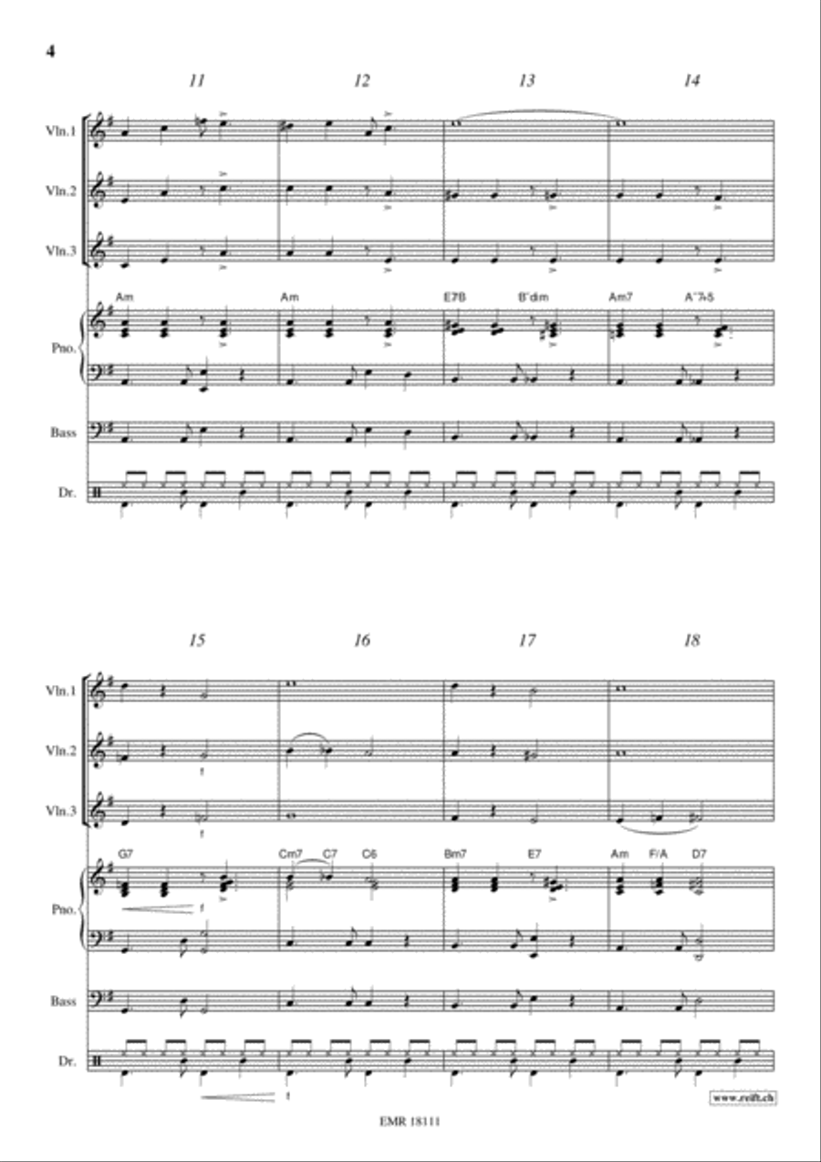 Latino Violin scores gallery preview page 4