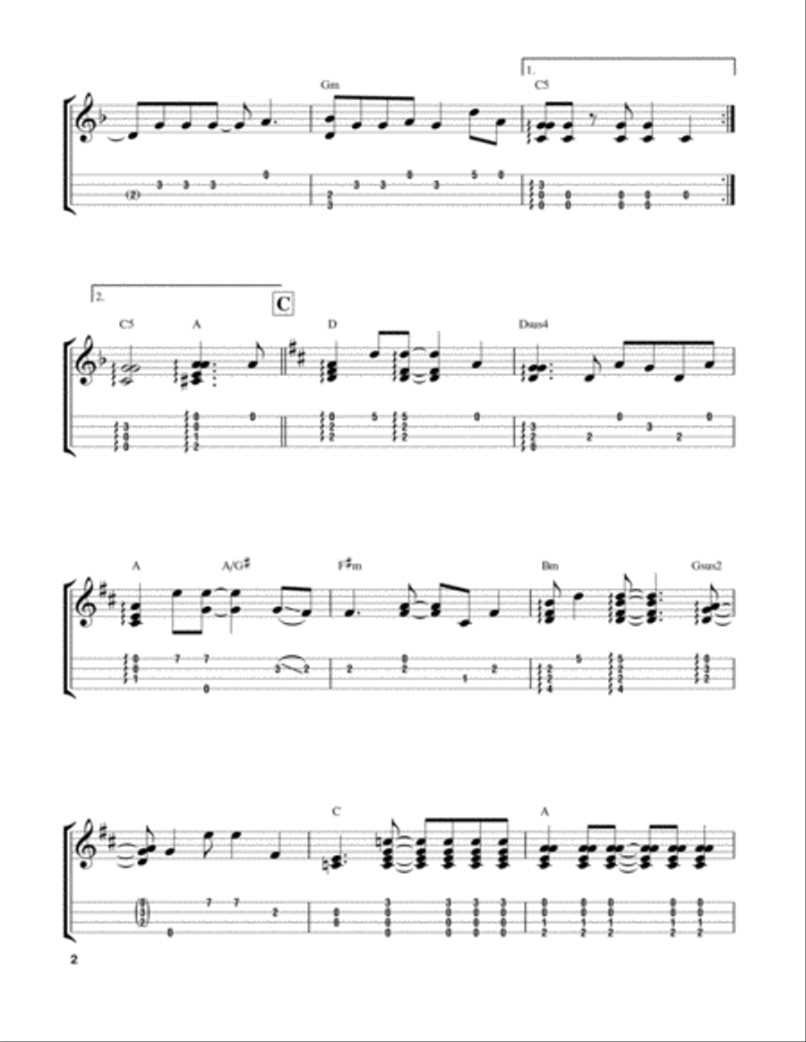 You'll Be In My Heart (from Tarzan) Ukulele scores gallery preview page 2