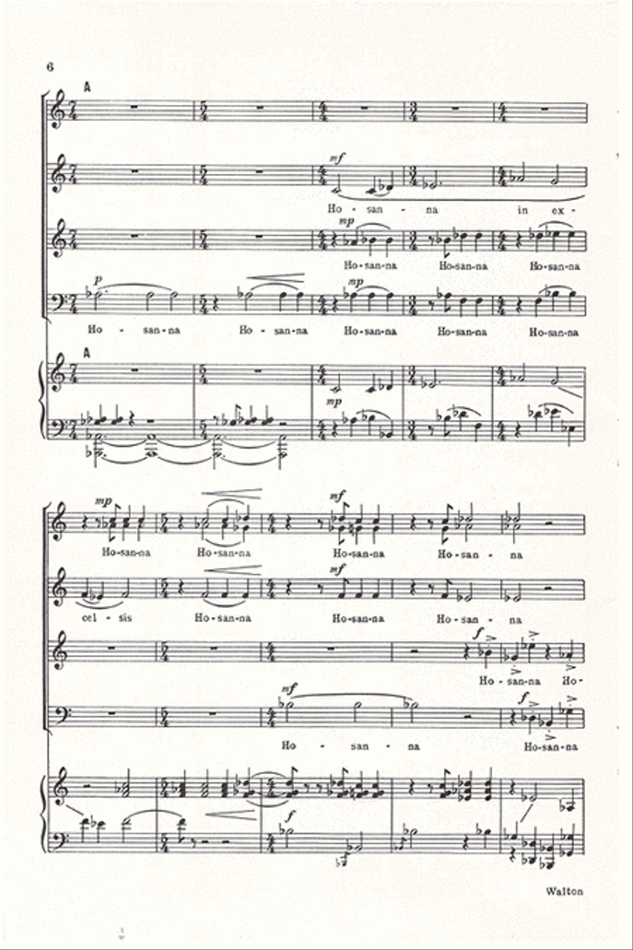Hosanna (SATB divisi) Divisi scores gallery preview page 5