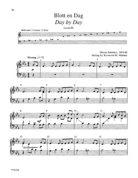 Nine Easy Hymn Arrangements for Handbells or Choir Chimes