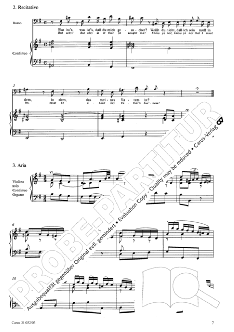 Dearest Jesus, sore I need Thee (Liebster Jesu, mein Verlangen) 4-Part scores gallery preview page 8