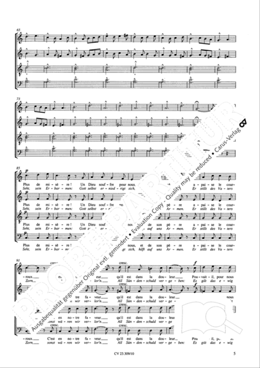 Bethlehem - Kommt, lasst uns sehen 4-Part scores gallery preview page 6