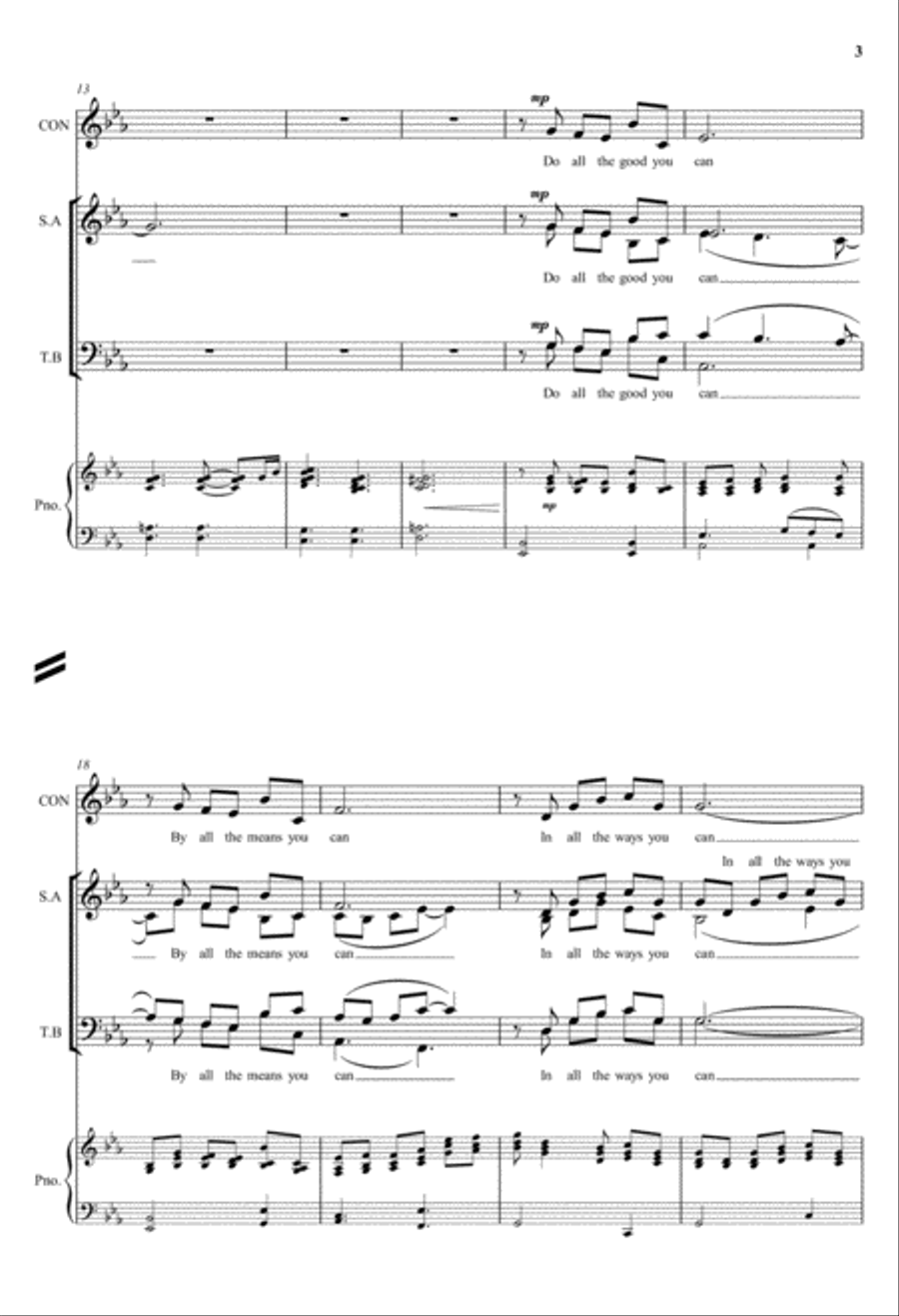 All the good you can 4-Part scores gallery preview page 2