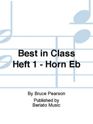 Best in Class Heft 1 - Horn Eb