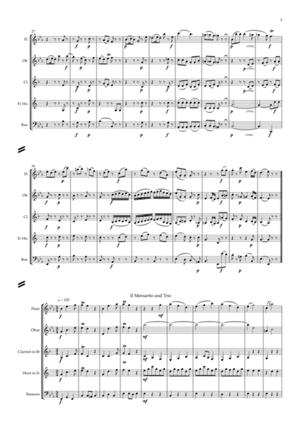 Mozart: Divertimento No.12 in Eb K252 - wind quintet image number null