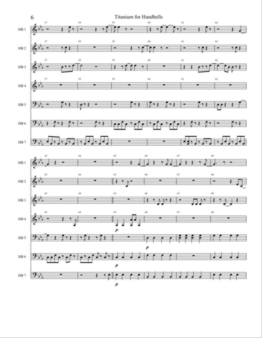 Titanium Percussion Ensemble scores gallery preview page 6