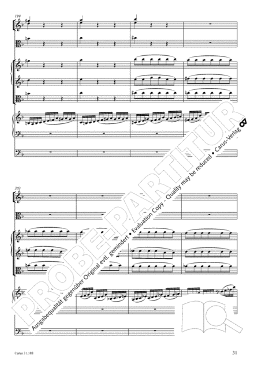 I have placed all my confidence (Ich habe meine Zuversicht) 4-Part scores gallery preview page 32