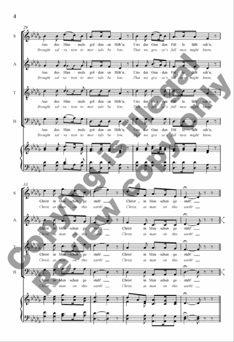 Stille Nacht (Silent Night) Divisi scores gallery preview page 10