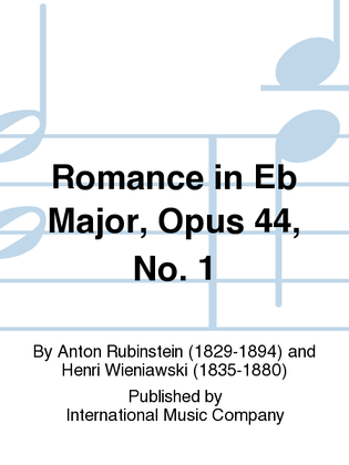 Book cover for Romance in Eb Major, Opus 44, No. 1