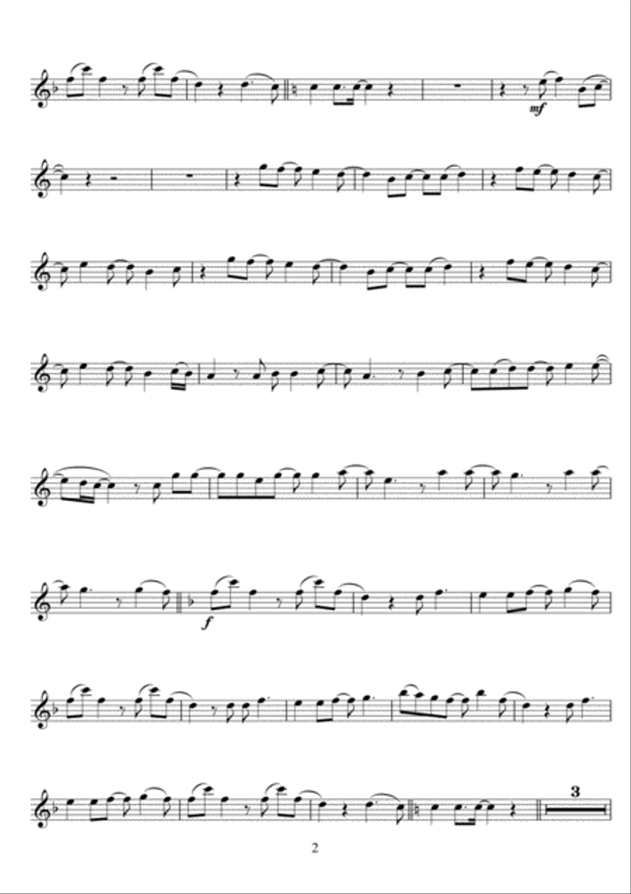 Breathless Flute Solo scores gallery preview page 2