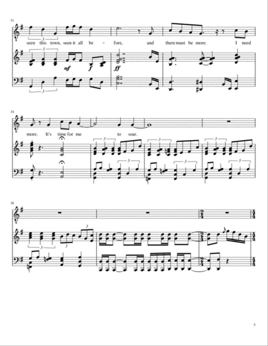 Soar Soar Tenor Voice scores gallery preview page 6