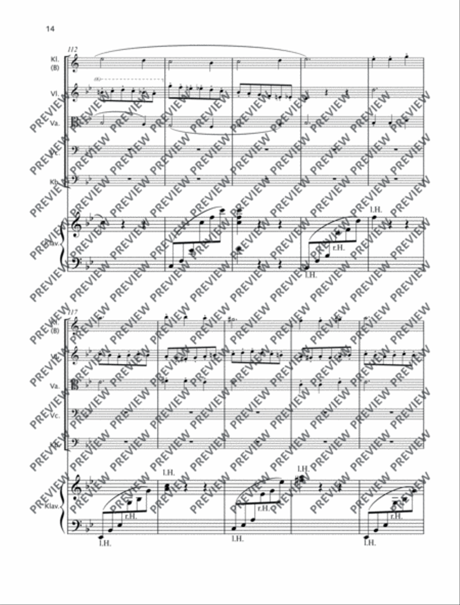 Sextett Sextett Clarinet scores gallery preview page 15