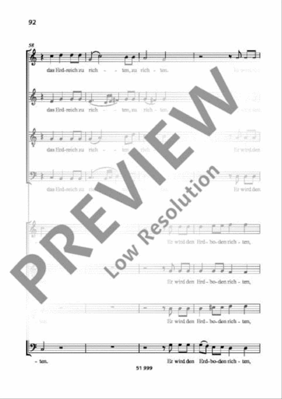 Singet dem Herrn ein neues Lied 4-Part scores gallery preview page 14