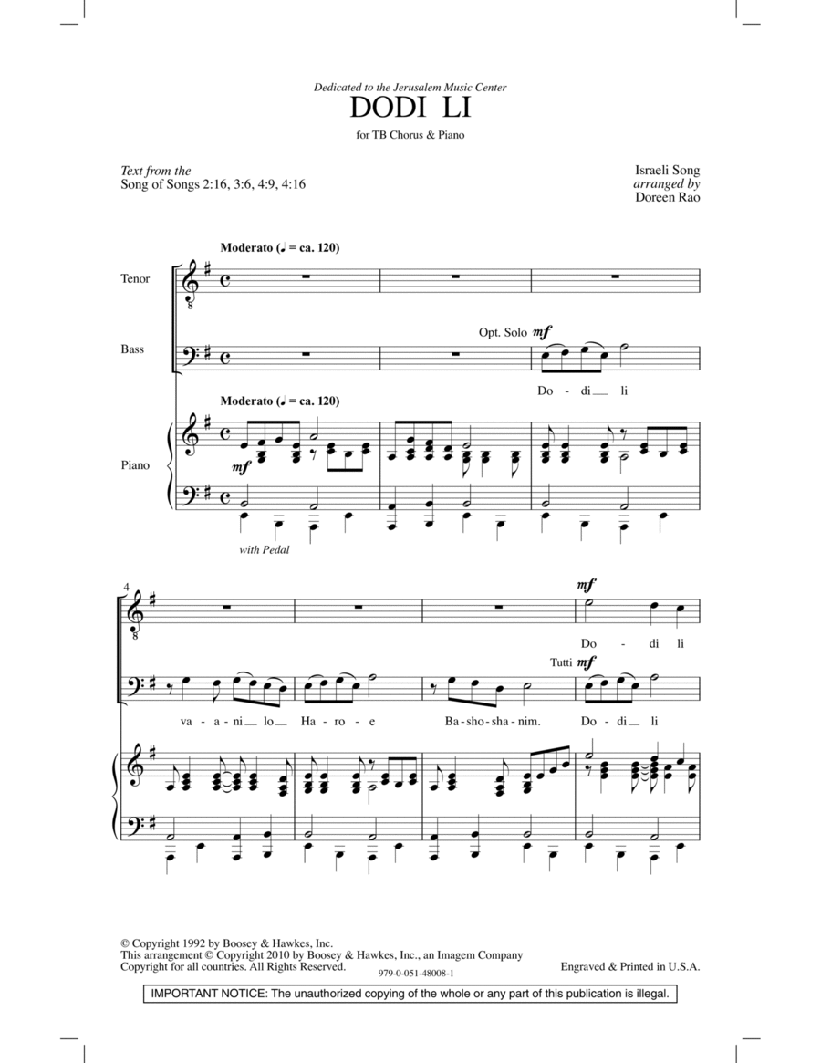 Dodi Li Dodi Li TB scores gallery preview page 1