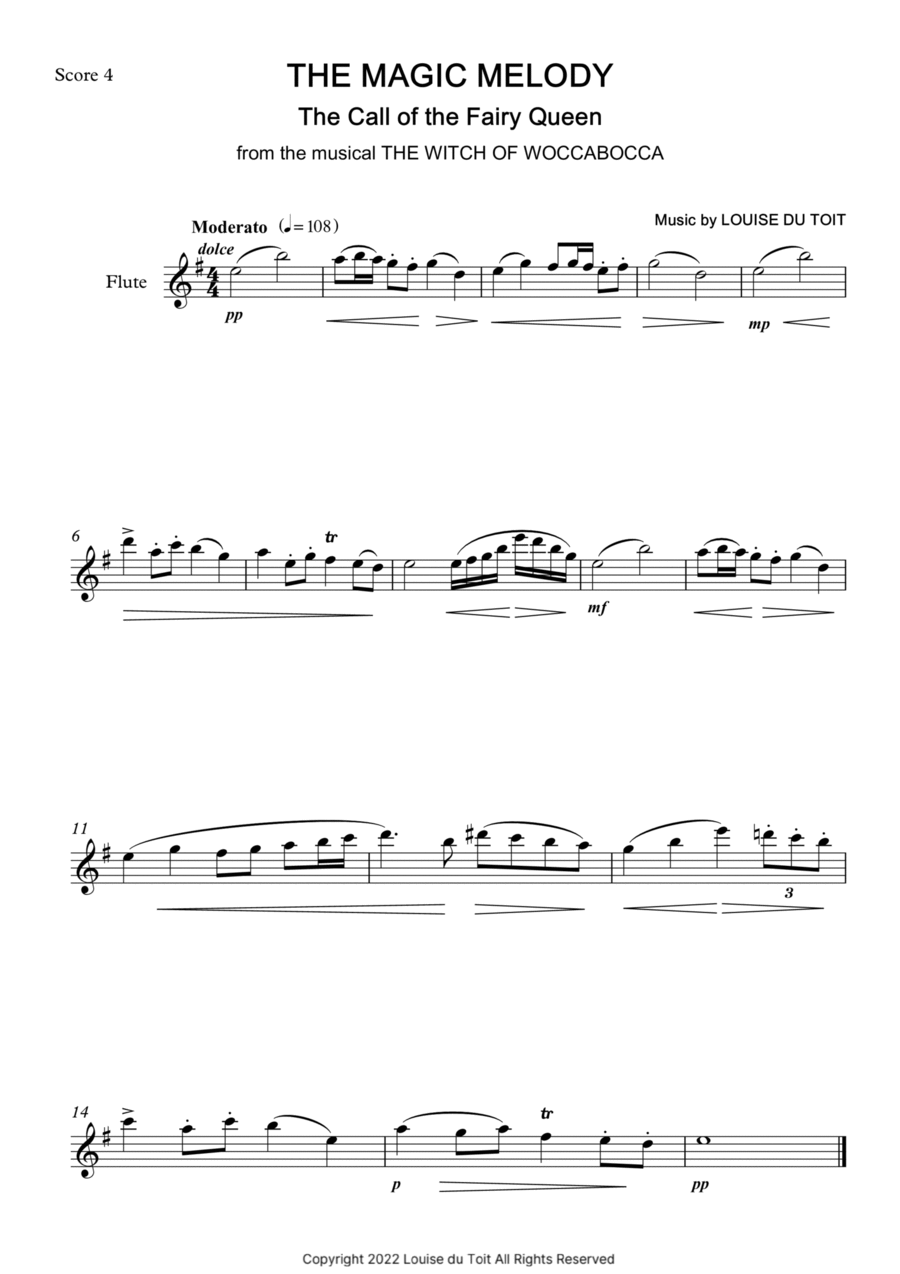 The Witch of Woccabocca - The Magic Melody Piano Solo scores gallery preview page 1