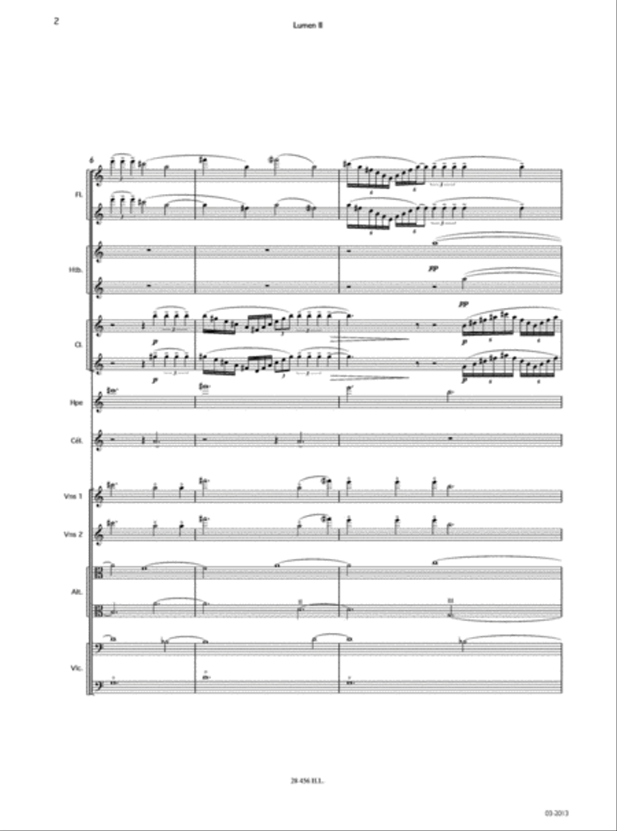 Lumen II Lumen II Orchestra scores gallery preview page 3