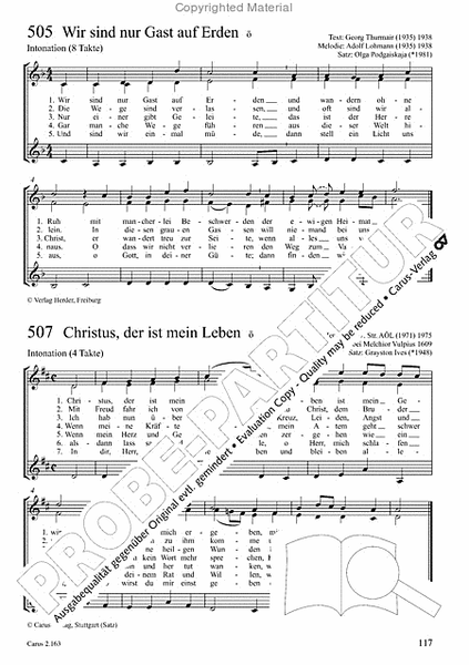 Chorbuch Gotteslob SSA