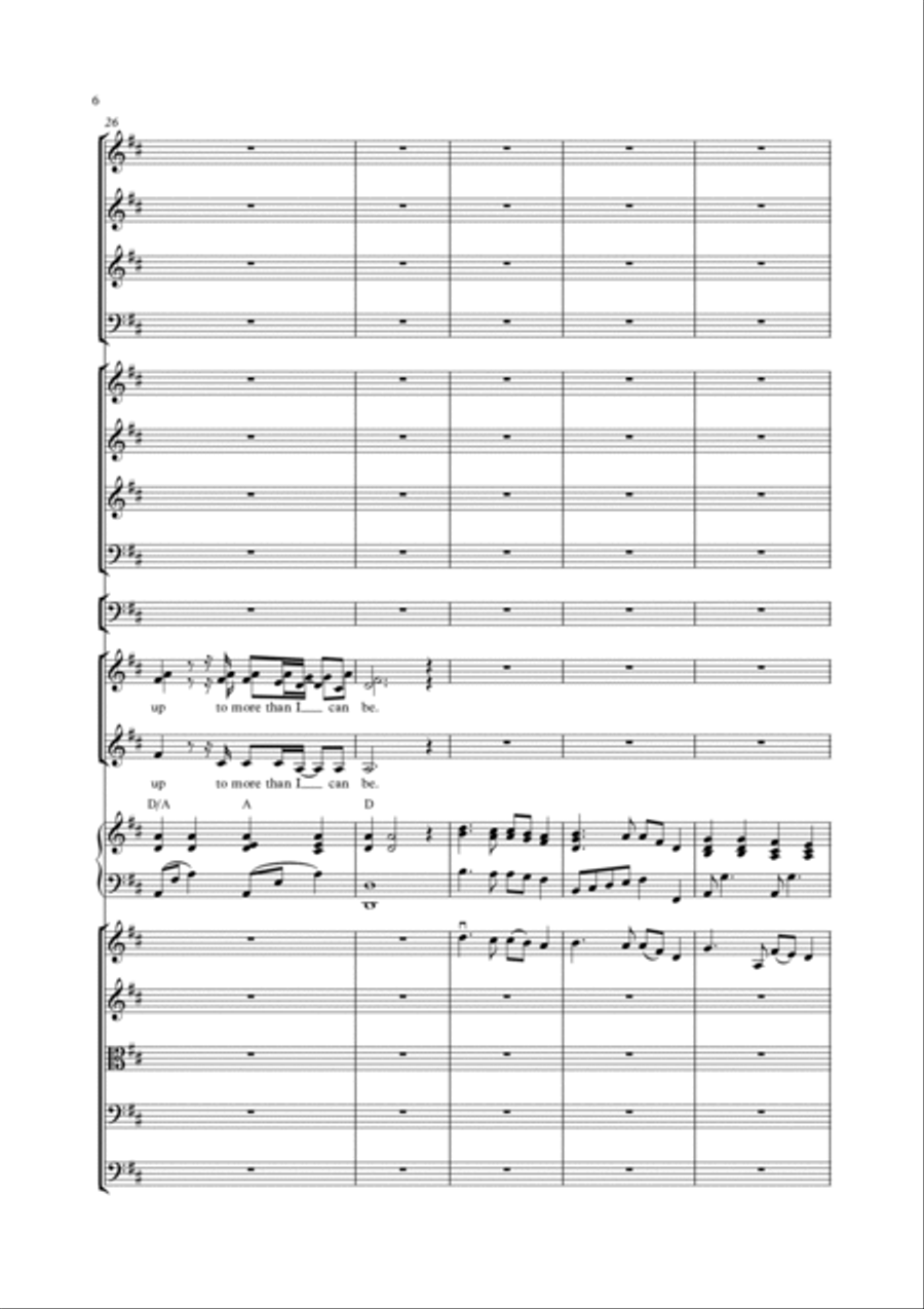 You Raise Me Up Full Orchestra scores gallery preview page 6