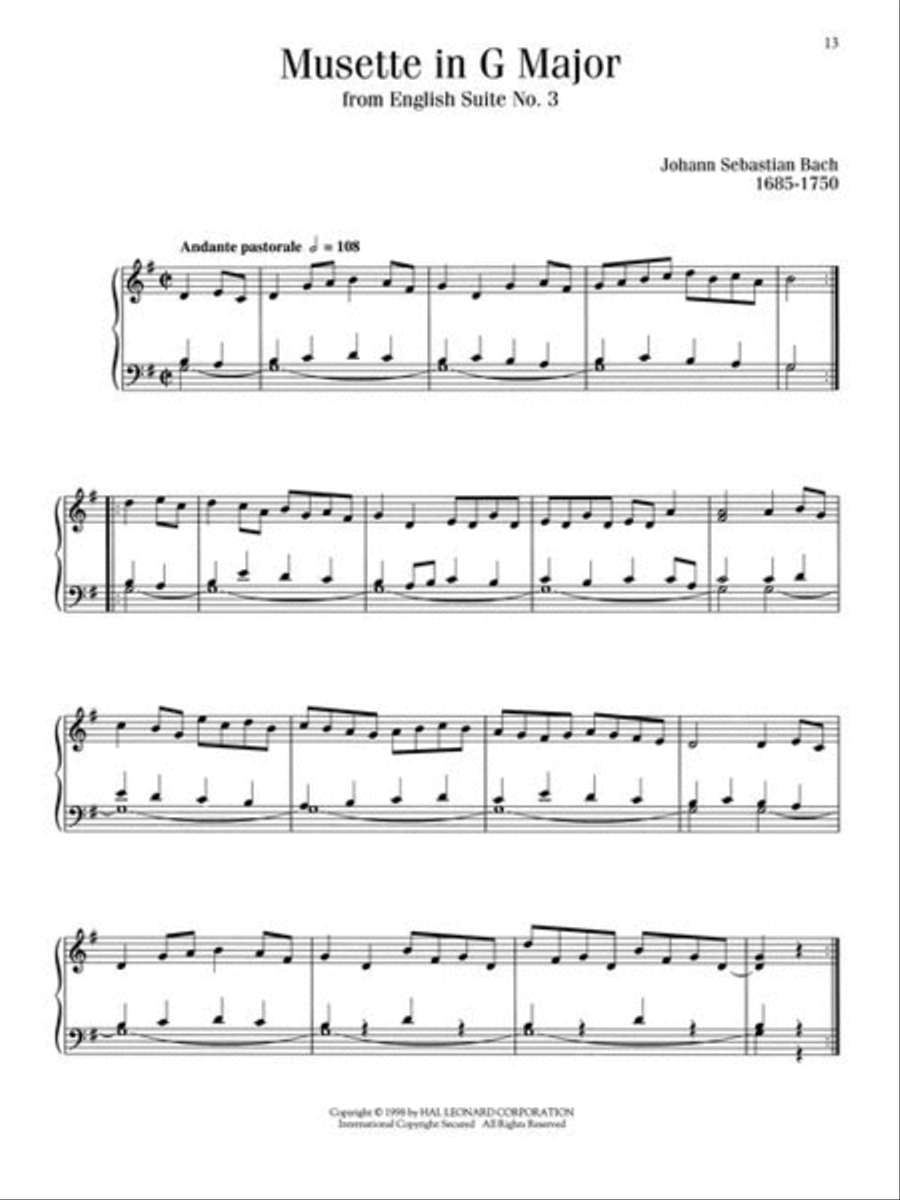 Great Easier Piano Literature