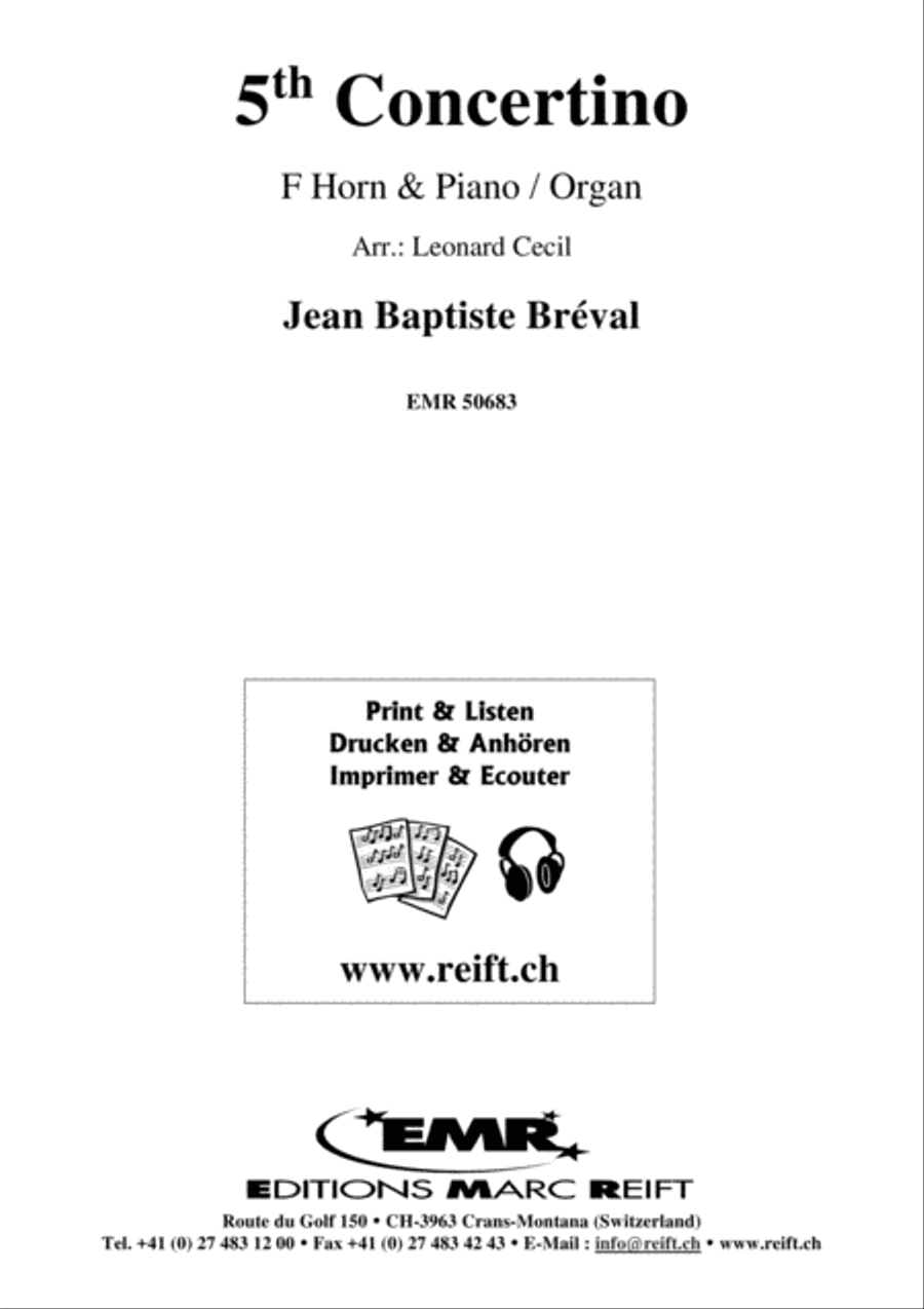 5th Concertino 5th Concertino Horn scores gallery preview page 2