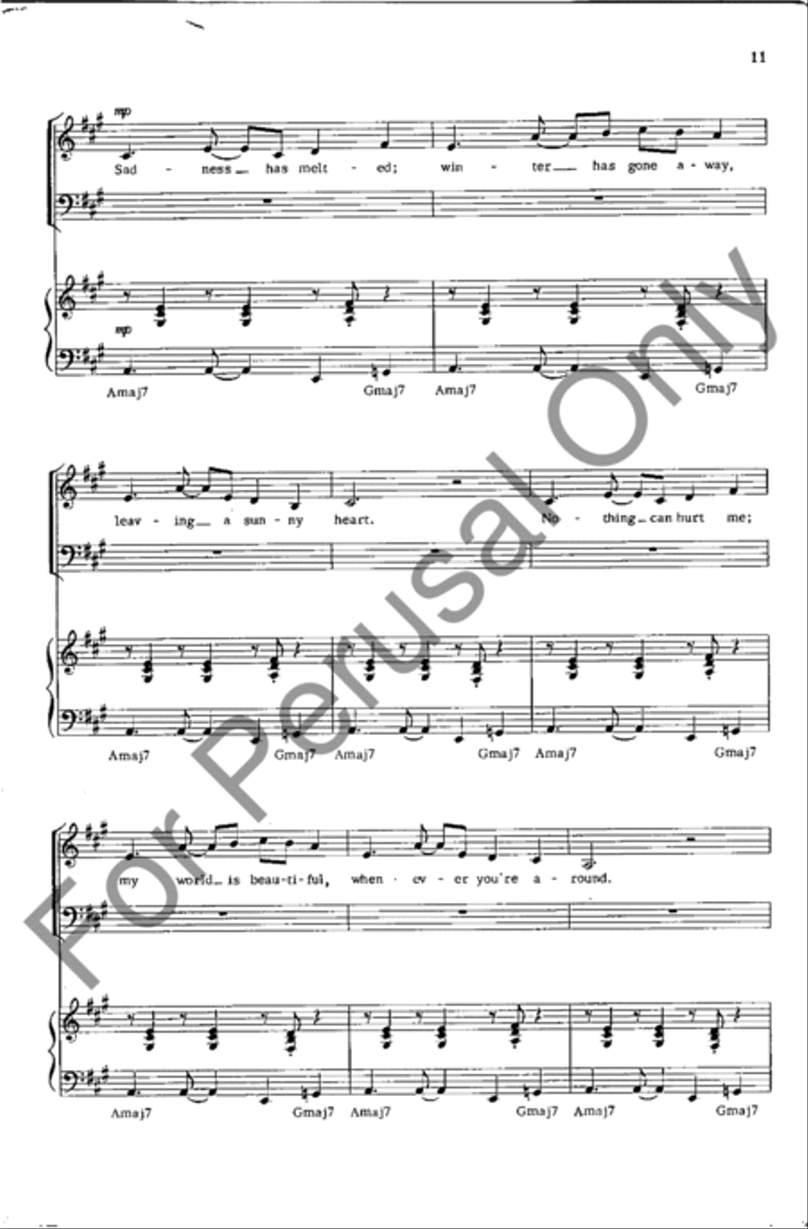 Smiling Smiling 4-Part scores gallery preview page 11