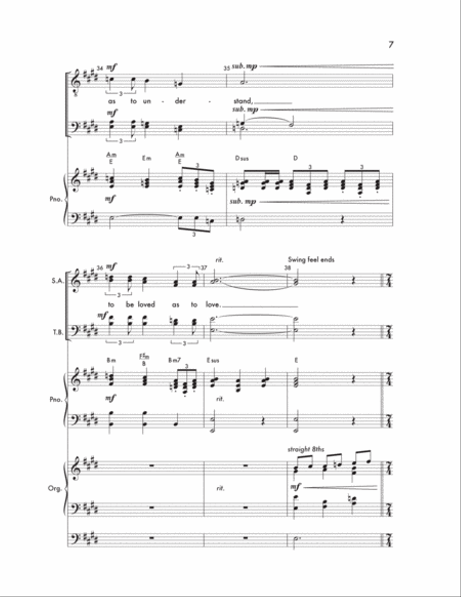 Prayer For The Congregation Divisi scores gallery preview page 6