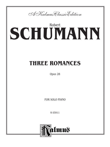 Three Romances, Op. 28