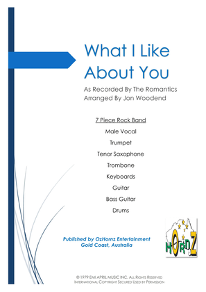 Book cover for What I Like About You
